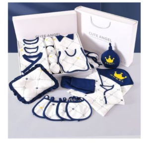 HALAYAYA Winter Warm Newborn Baby Boy Girl Clothes Set Newborn Gifts Set Premium Cotton Baby Clothes Accessories Set Fits Newborn to 3 Months