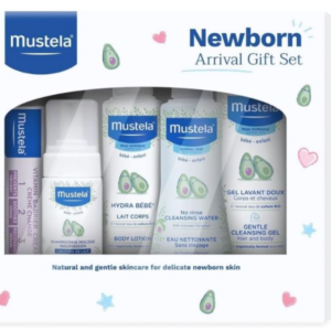 Mustela Newborn Arrival Gift Set – Baby Skincare & Bath Time Essentials